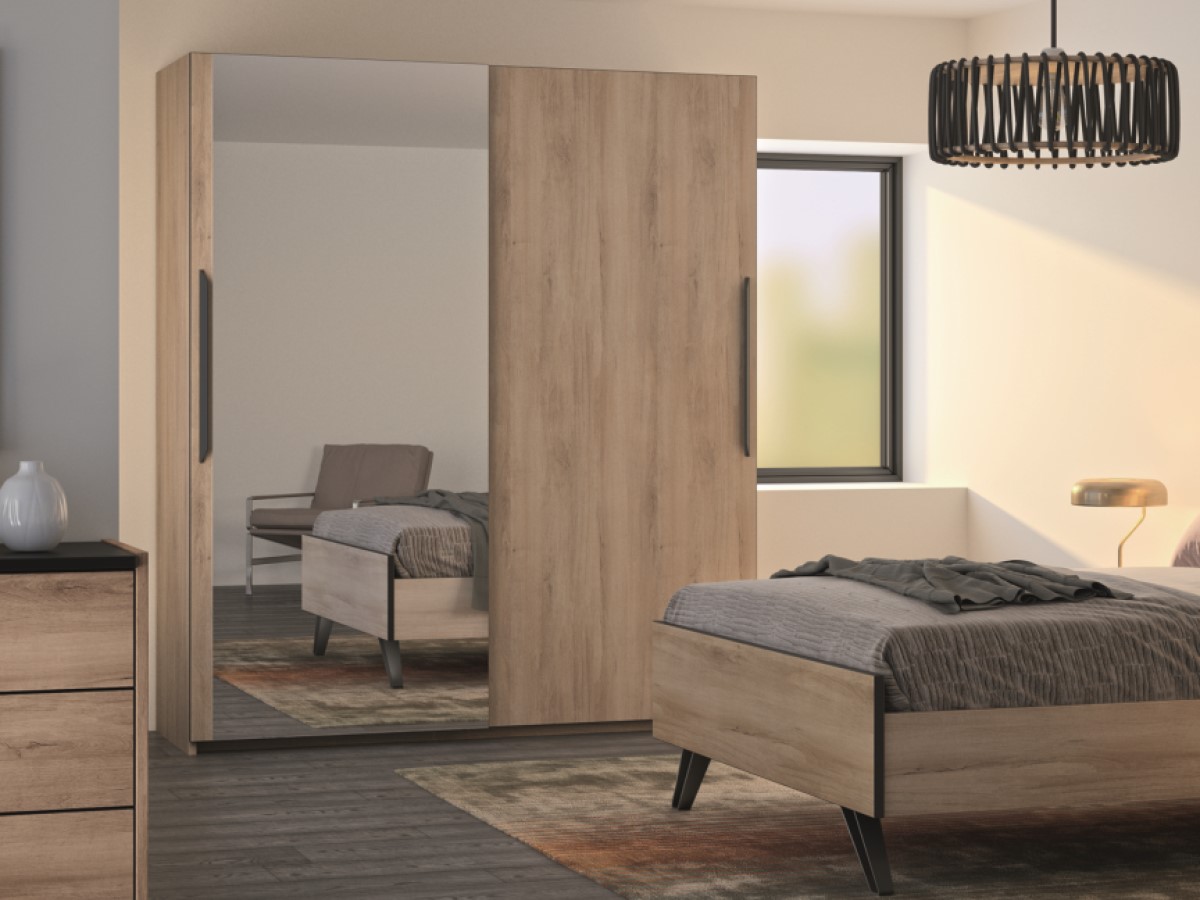 Armoire 2 portes coulissantes