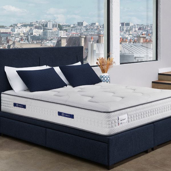 Matelas ressorts ensachés et mousse