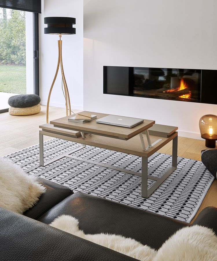 Table rectangulaire relevable